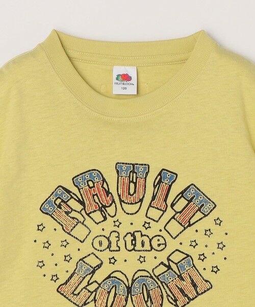 SHIPS / シップス Tシャツ | FRUIT OF THE LOOM:〈洗濯機可能〉ロゴ プリント Tシャツ<KIDS> | 詳細4