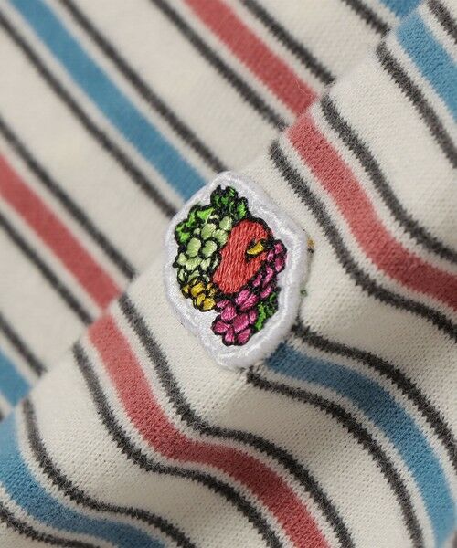 SHIPS / シップス Tシャツ | FRUIT OF THE LOOM:〈洗濯機可能〉マルチ ボーダー Tシャツ<KIDS> | 詳細1