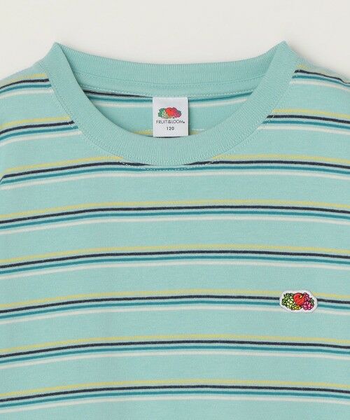 SHIPS / シップス Tシャツ | FRUIT OF THE LOOM:〈洗濯機可能〉マルチ ボーダー Tシャツ<KIDS> | 詳細3