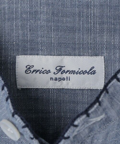 SHIPS / シップス シャツ・ブラウス | 【SHIPS別注】Errico Formicola: エンブロイダリー デニム ソリッド シャツ | 詳細4