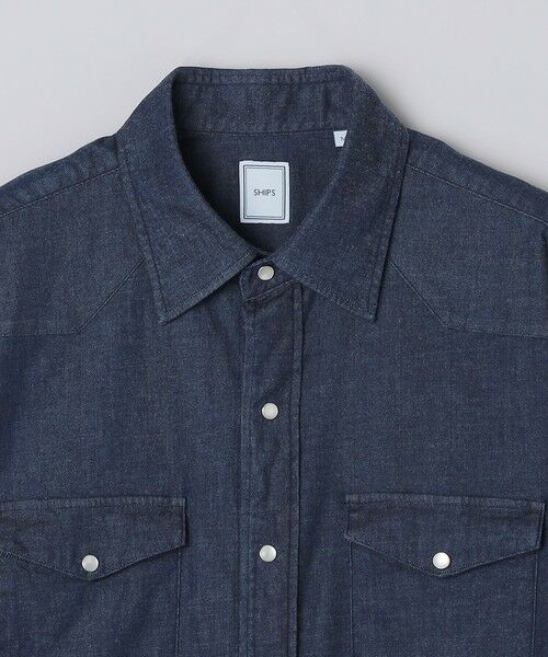 SHIPS / シップス シャツ・ブラウス | SHIPS:〈FUNCTION〉ウォッシュド デニム ウエスタン シャツ | 詳細13