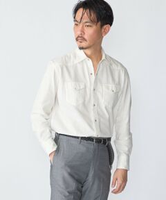 SHIPS / シップス シャツ・ブラウス | SHIPS: ウォッシュド ホワイト デニム ウエスタン シャツ