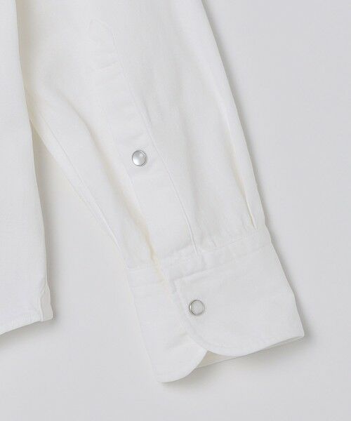 SHIPS / シップス シャツ・ブラウス | SHIPS: ウォッシュド ホワイト デニム ウエスタン シャツ | 詳細14