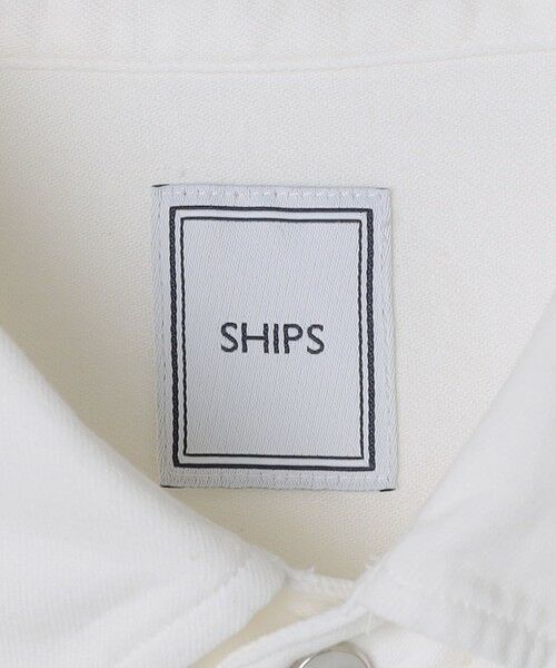 SHIPS / シップス シャツ・ブラウス | SHIPS: ウォッシュド ホワイト デニム ウエスタン シャツ | 詳細15