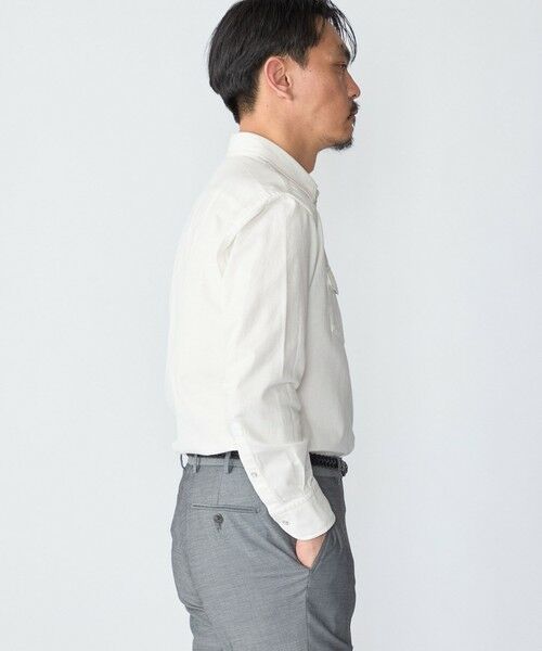 SHIPS / シップス シャツ・ブラウス | SHIPS: ウォッシュド ホワイト デニム ウエスタン シャツ | 詳細3