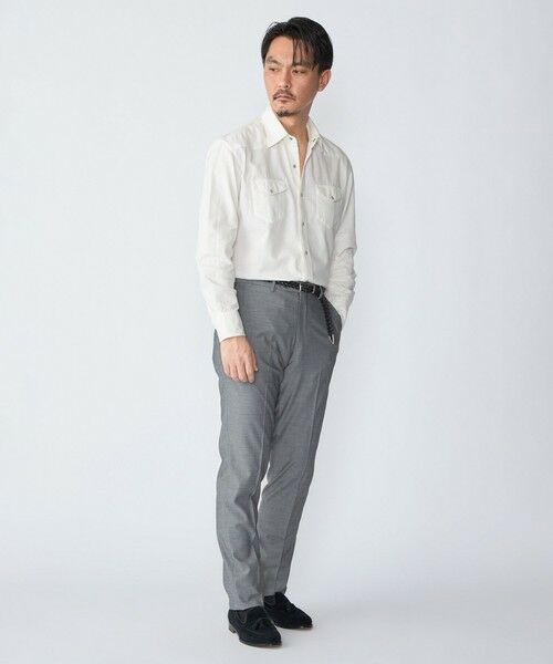 SHIPS / シップス シャツ・ブラウス | SHIPS: ウォッシュド ホワイト デニム ウエスタン シャツ | 詳細4