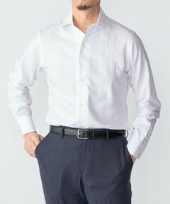 SHIPS / シップス シャツ・ブラウス | SHIPS:〈FUNCTION〉イージーアイロン ヘリンボーン ワンピースカラー シャツ