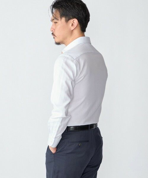 SHIPS / シップス シャツ・ブラウス | SHIPS:〈FUNCTION〉イージーアイロン ヘリンボーン ワンピースカラー シャツ | 詳細2