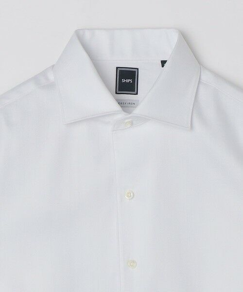 SHIPS / シップス シャツ・ブラウス | SHIPS:〈FUNCTION〉イージーアイロン ヘリンボーン ワンピースカラー シャツ | 詳細15