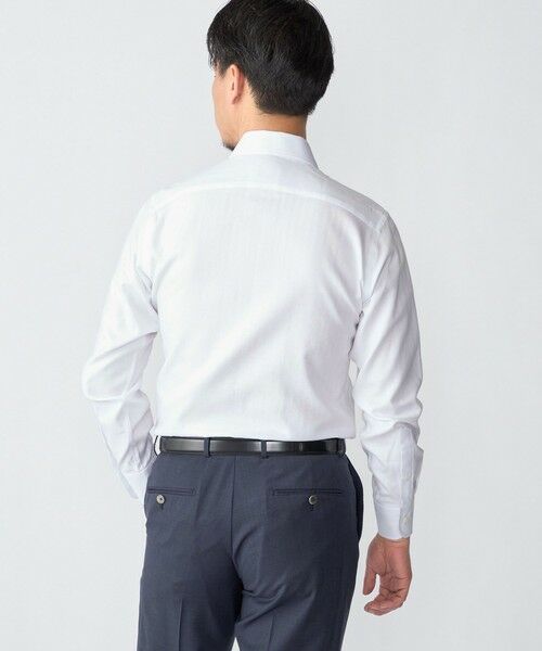 SHIPS / シップス シャツ・ブラウス | SHIPS:〈FUNCTION〉イージーアイロン ヘリンボーン ワンピースカラー シャツ | 詳細3