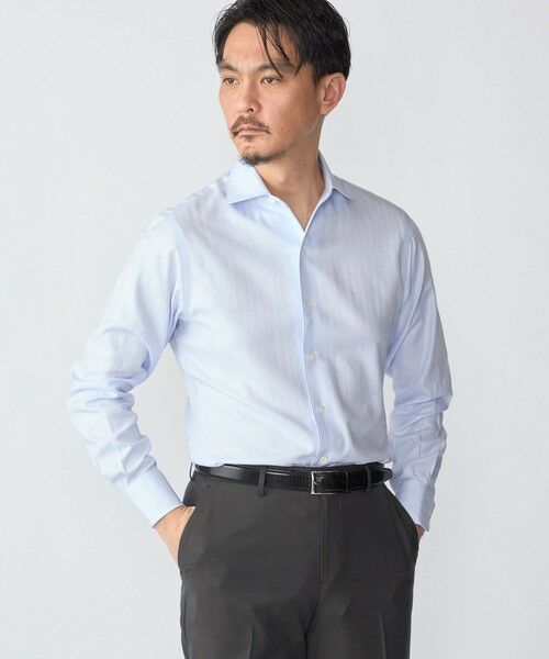 SHIPS / シップス シャツ・ブラウス | SHIPS:〈FUNCTION〉イージーアイロン ヘリンボーン ワンピースカラー シャツ | 詳細19