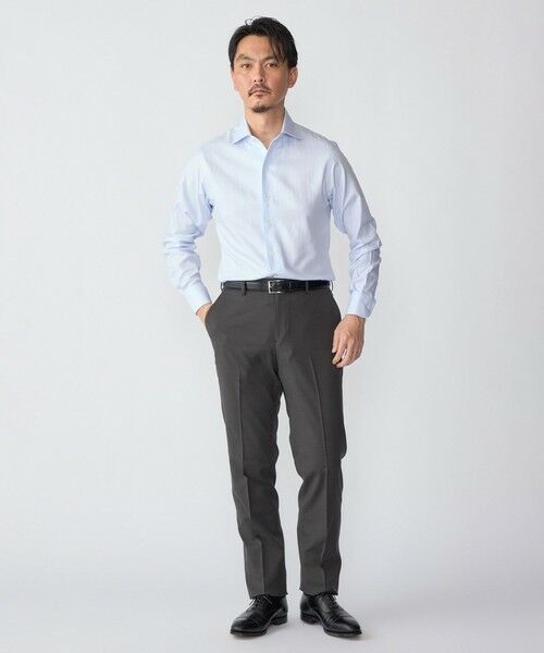 SHIPS / シップス シャツ・ブラウス | SHIPS:〈FUNCTION〉イージーアイロン ヘリンボーン ワンピースカラー シャツ | 詳細21