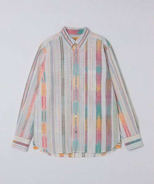 SHIPS / シップス シャツ・ブラウス | ORIGINAL MADRAS TRADING COMPANY: MULTI STRIPE BD SHIRT（ナチュラル）