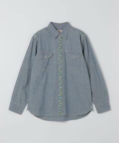 SHIPS / シップス シャツ・ブラウス | WYTHE NEW YORK: EMBROIDERED CHAMBRAY WORK SHIRT