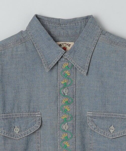 SHIPS / シップス シャツ・ブラウス | WYTHE NEW YORK: EMBROIDERED CHAMBRAY WORK SHIRT | 詳細2