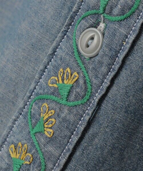 SHIPS / シップス シャツ・ブラウス | WYTHE NEW YORK: EMBROIDERED CHAMBRAY WORK SHIRT | 詳細7