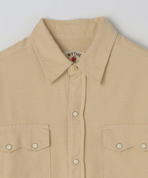 SHIPS / シップス シャツ・ブラウス | WYTHE NEW YORK: TICKWEAVE PEARLSNAP SHIRT | 詳細2