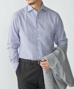 SHIPS / シップス シャツ・ブラウス | SHIPS: ICE COTTON パナマ ワンピースカラー ロンドンストライプ シャツ