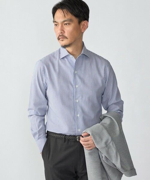 SHIPS / シップス シャツ・ブラウス | SHIPS: ICE COTTON パナマ ワンピースカラー ロンドンストライプ シャツ | 詳細5