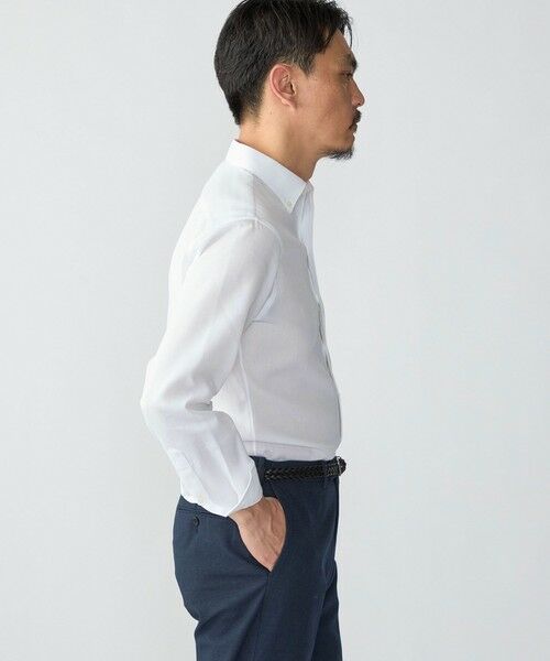 SHIPS / シップス シャツ・ブラウス | SHIPS: ICE COTTON ワッフル イタリアン ボタンダウン ソリッド シャツ | 詳細1