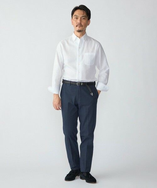 SHIPS / シップス シャツ・ブラウス | SHIPS: ICE COTTON ワッフル イタリアン ボタンダウン ソリッド シャツ | 詳細3