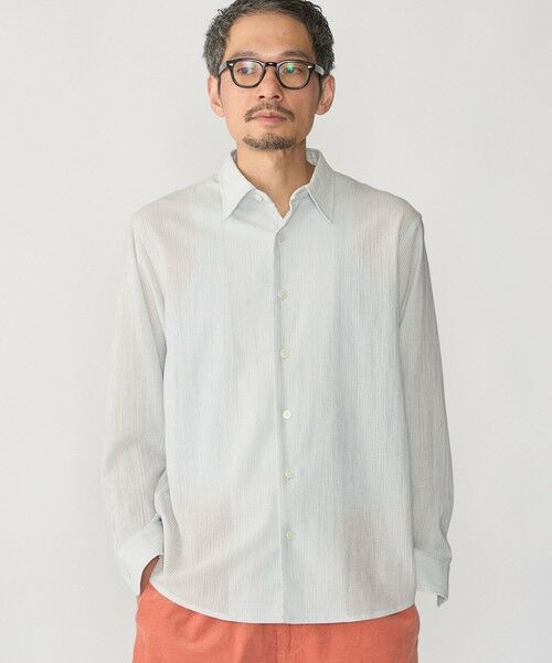 SHIPS / シップス シャツ・ブラウス | SHIPS: 3Dドット ロングスリーブ レギュラーカラー シャツ | 詳細5