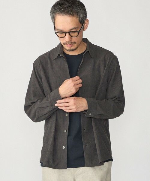 SHIPS / シップス シャツ・ブラウス | SHIPS: 3Dドット ロングスリーブ レギュラーカラー シャツ | 詳細12