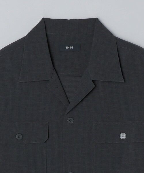 SHIPS / シップス シャツ・ブラウス | SHIPS:〈撥水 防しわ 洗濯機可能〉DOT AIR(R)オープンカラーシャツ(セットアップ対応) | 詳細12