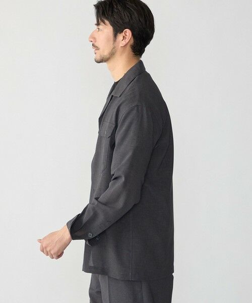 SHIPS / シップス シャツ・ブラウス | SHIPS:〈撥水 防しわ 洗濯機可能〉DOT AIR(R)オープンカラーシャツ(セットアップ対応) | 詳細2