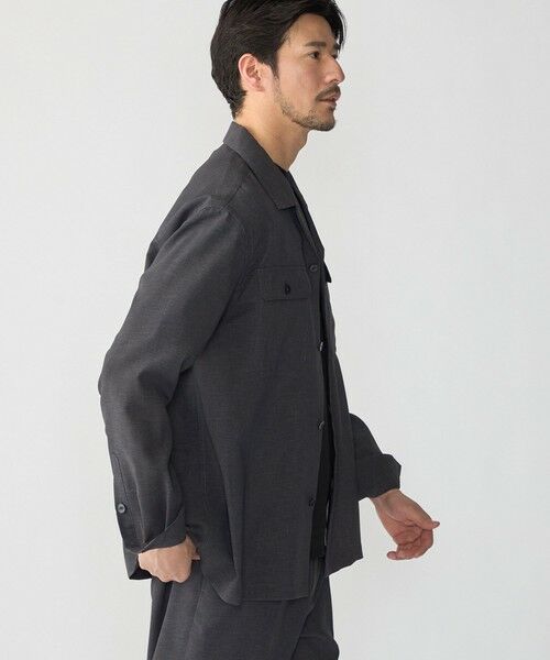 SHIPS / シップス シャツ・ブラウス | SHIPS:〈撥水 防しわ 洗濯機可能〉DOT AIR(R)オープンカラーシャツ(セットアップ対応) | 詳細4