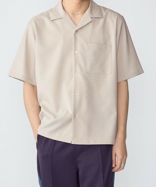 SHIPS / シップス シャツ・ブラウス | SHIPS: 〈MADE IN JAPAN〉Reflax(R) 5スリーブ オープンカラー シャツ（ベージュ）