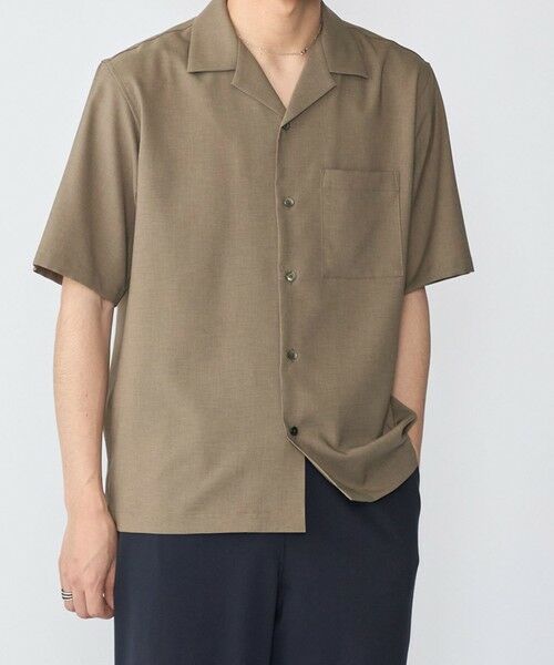 SHIPS / シップス シャツ・ブラウス | SHIPS: 〈MADE IN JAPAN〉Reflax(R) 5スリーブ オープンカラー シャツ（ライトブラウン）