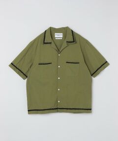 SHIPS / シップス シャツ・ブラウス | NOMARHYTHM TEXTILE: TRIM EMBROIDERY OPEN COLLAR SS