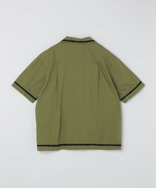 SHIPS / シップス シャツ・ブラウス | NOMARHYTHM TEXTILE: TRIM EMBROIDERY OPEN COLLAR SS | 詳細1