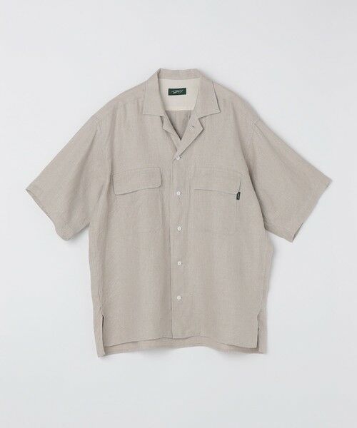 SHIPS / シップス シャツ・ブラウス | TAKE&SONS: LINEN OPENCOLLAR SHIRT（ナチュラル）