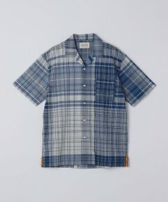 SHIPS / シップス シャツ・ブラウス | ORIGINAL MADRAS TRADING COMPANY: NAVY MADRAS CHECK SHORT SLEEVE SHIRT