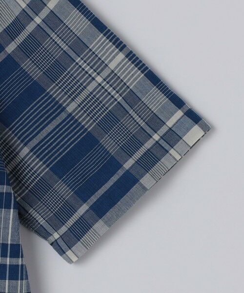 SHIPS / シップス シャツ・ブラウス | ORIGINAL MADRAS TRADING COMPANY: NAVY MADRAS CHECK SHORT SLEEVE SHIRT | 詳細3