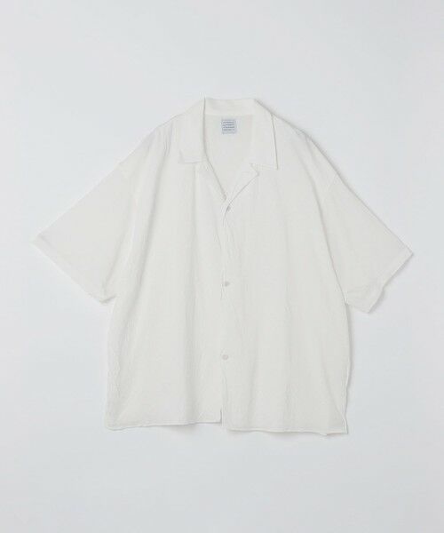 SHIPS / シップス シャツ・ブラウス | GGG: DOUBLE FRONT HALF SLEEVE SHIRT（ホワイト）