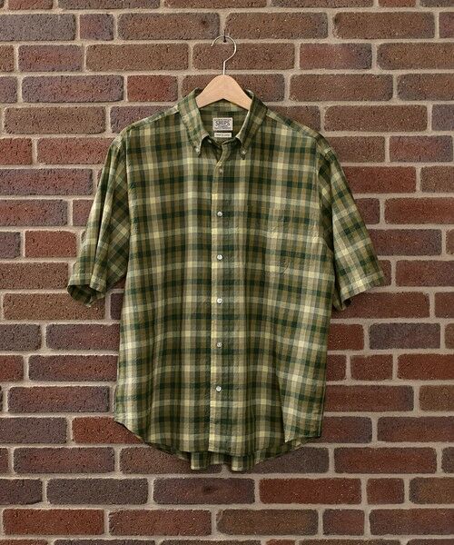 SHIPS / シップス シャツ・ブラウス | SHIPS: AUTHENTIC マドラス チェック ショートスリーブ シャツ（グリーン）