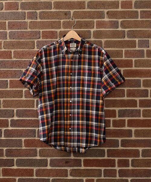 SHIPS / シップス シャツ・ブラウス | SHIPS: AUTHENTIC マドラス チェック ショートスリーブ シャツ（ネイビー）