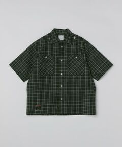 SHIPS / シップス シャツ・ブラウス | ROA: AAIR FLOWEAVE PRINTED CHECK SHORT SLEEVE SHIRT