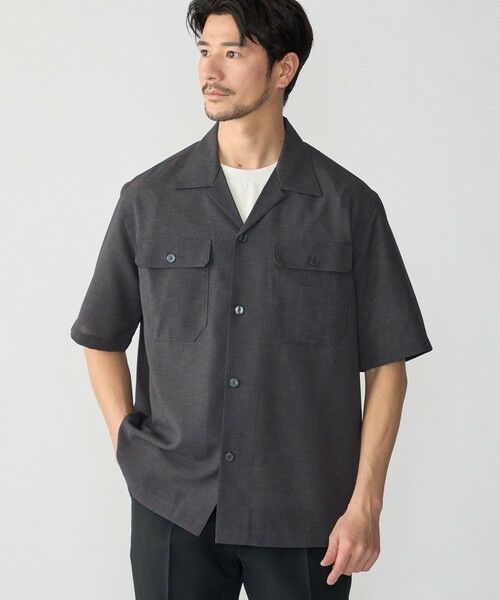 SHIPS / シップス シャツ・ブラウス | SHIPS:〈撥水 防しわ 洗濯機可能〉DOT AIR(R)ショートスリーブシャツ(セットアップ対応 | 詳細1