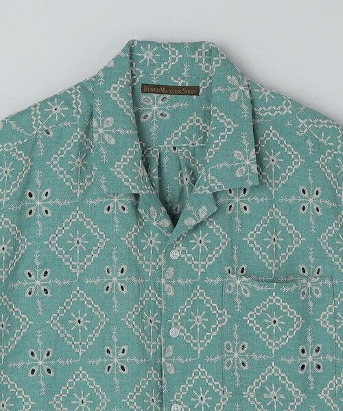 SHIPS / シップス シャツ・ブラウス | BENCH MARKING SHIRTS: エンブロイダリー オープンカラー シャツ | 詳細7