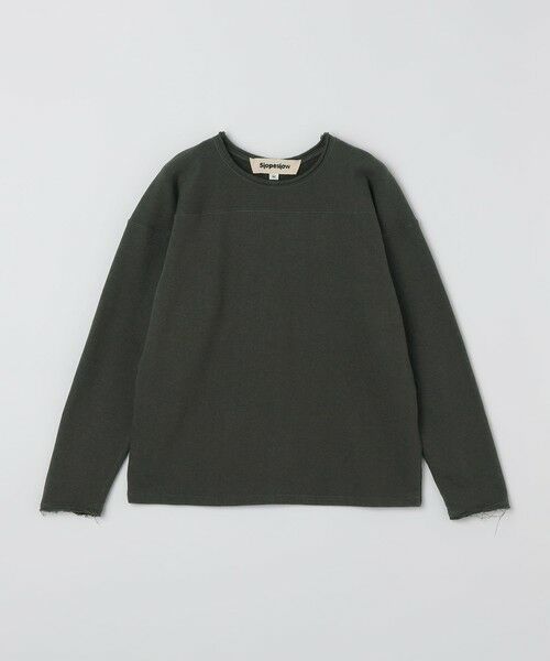 SHIPS / シップス Tシャツ | Slopeslow: FOOTBALL TEE（ダークグレー）