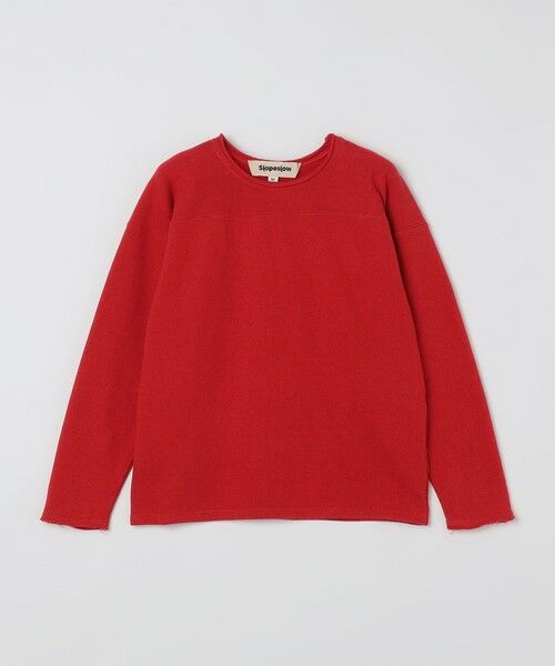 SHIPS / シップス Tシャツ | Slopeslow: FOOTBALL TEE（レッド）