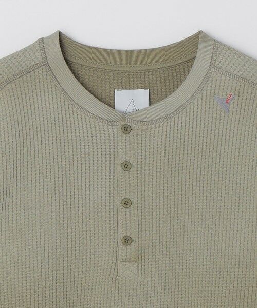 SHIPS / シップス Tシャツ | ROA:  BEE SUN FADED ORGANIC WAFFLE SERAFINO LONG SLEEVE | 詳細2
