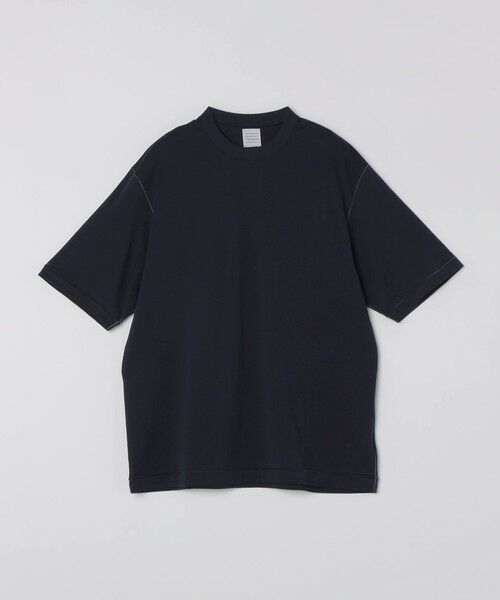 SHIPS / シップス Tシャツ | GGG: COLOR STITCH CREW NECK SHORT SLEEVE TEE（ネイビー）