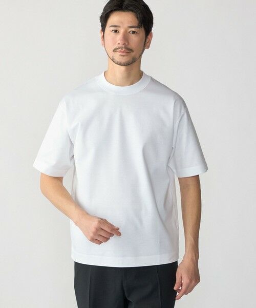 SHIPS / シップス Tシャツ | SHIPS: MADE IN JAPAN クルーネック ハイゲージ ポンチ ライト Tシャツ | 詳細1