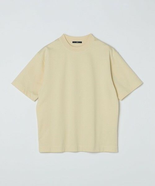 SHIPS / シップス Tシャツ | SHIPS: MADE IN JAPAN クルーネック ハイゲージ ポンチ ライト Tシャツ(クリーム)