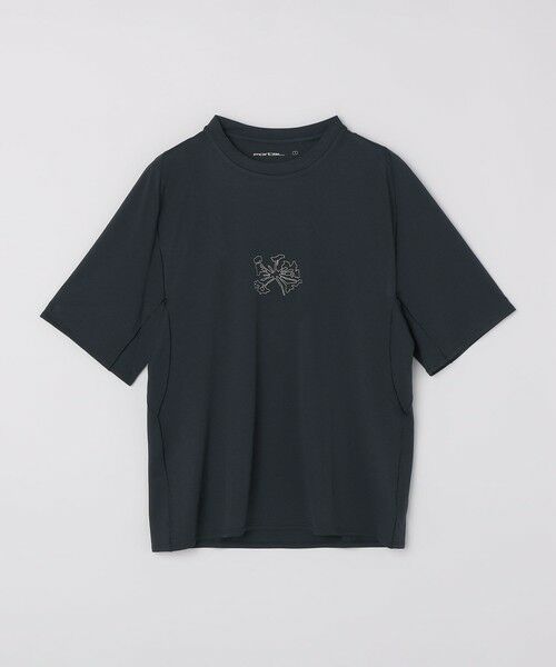 SHIPS / シップス Tシャツ | Portal: LATERAL PEAK SHORT SLEEVE TEE（ブラック）